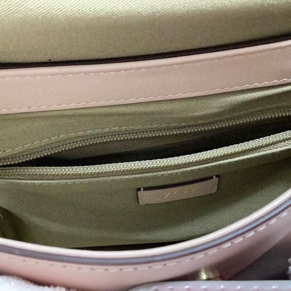 JCrew pink leather satchel/crossbody bag - Picture 11 of 15